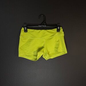 Green Fleo Shorts